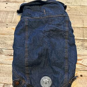 Fur lined Denim Dog Jacket